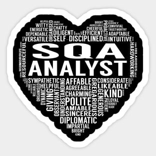 Sqa Analyst Heart Sticker